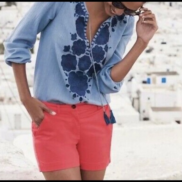 Boden Striped Bistro Shorts 8 - Picture 10 of 11